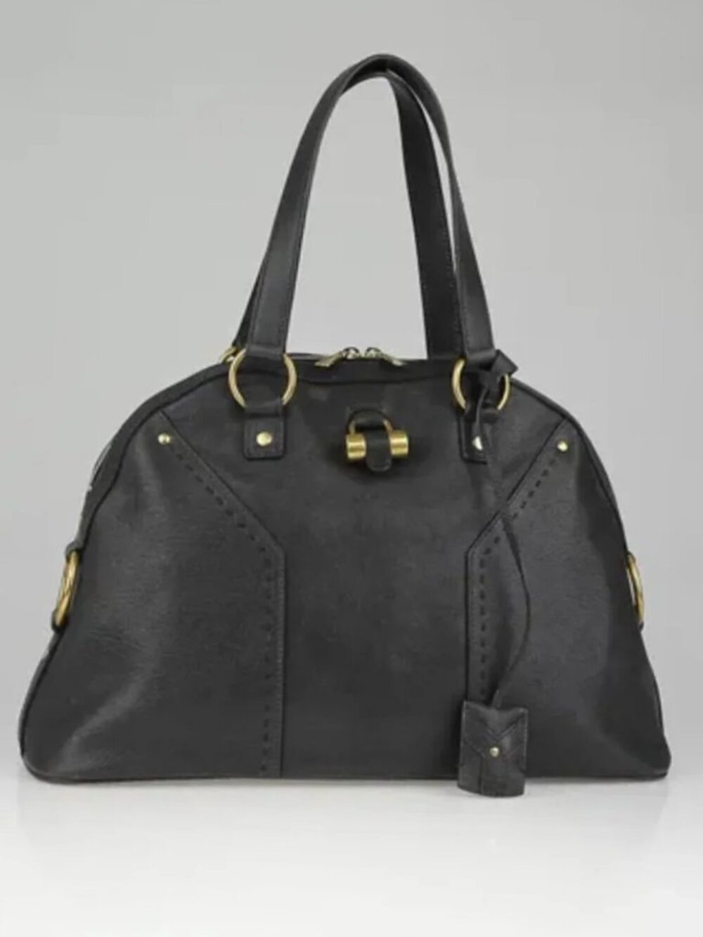 NWT ☑️ Yves Saint Laurent Black Calfskin Leather YSL SAC MUSE Bag